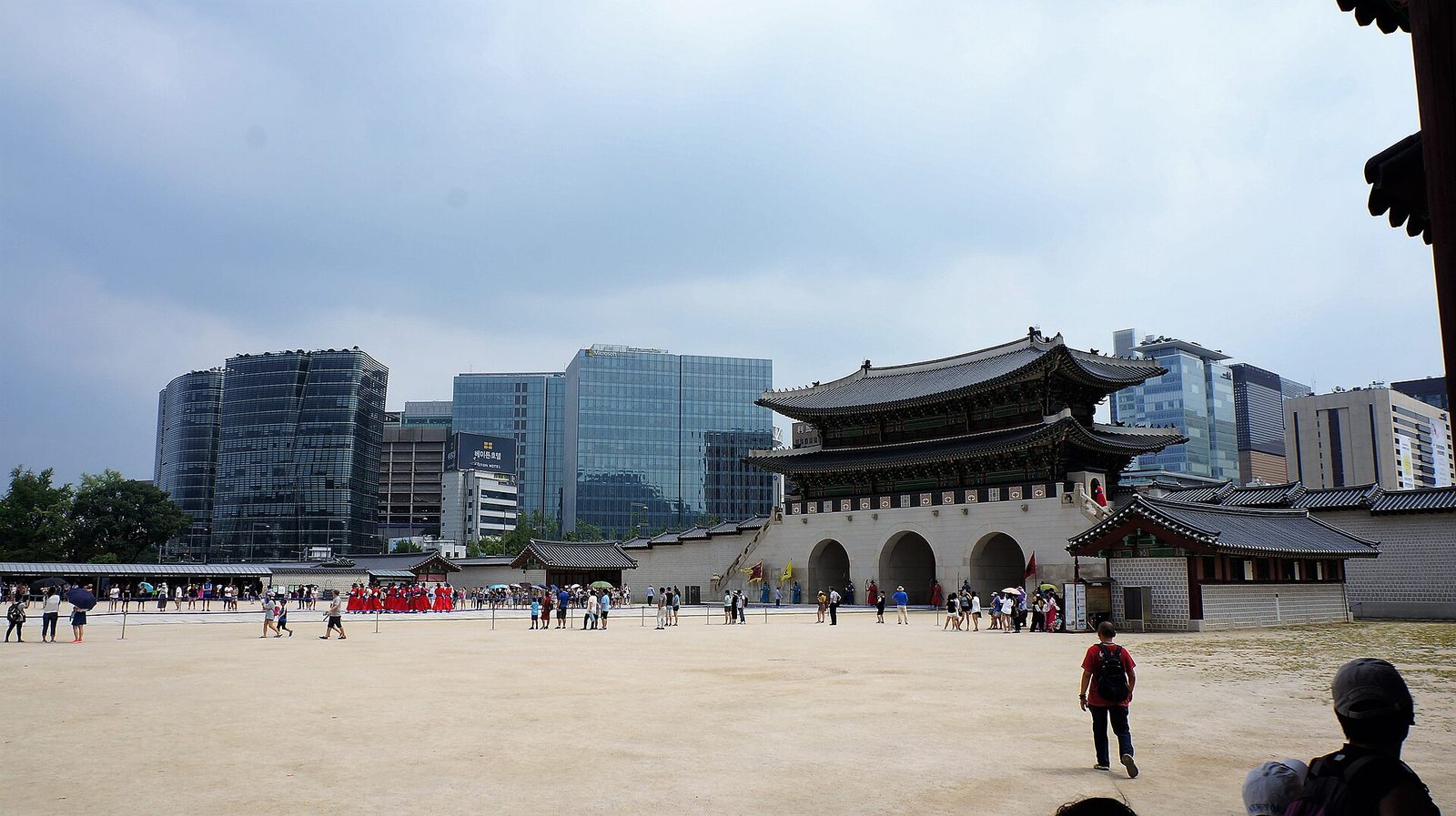 Korean signs written in Hangul